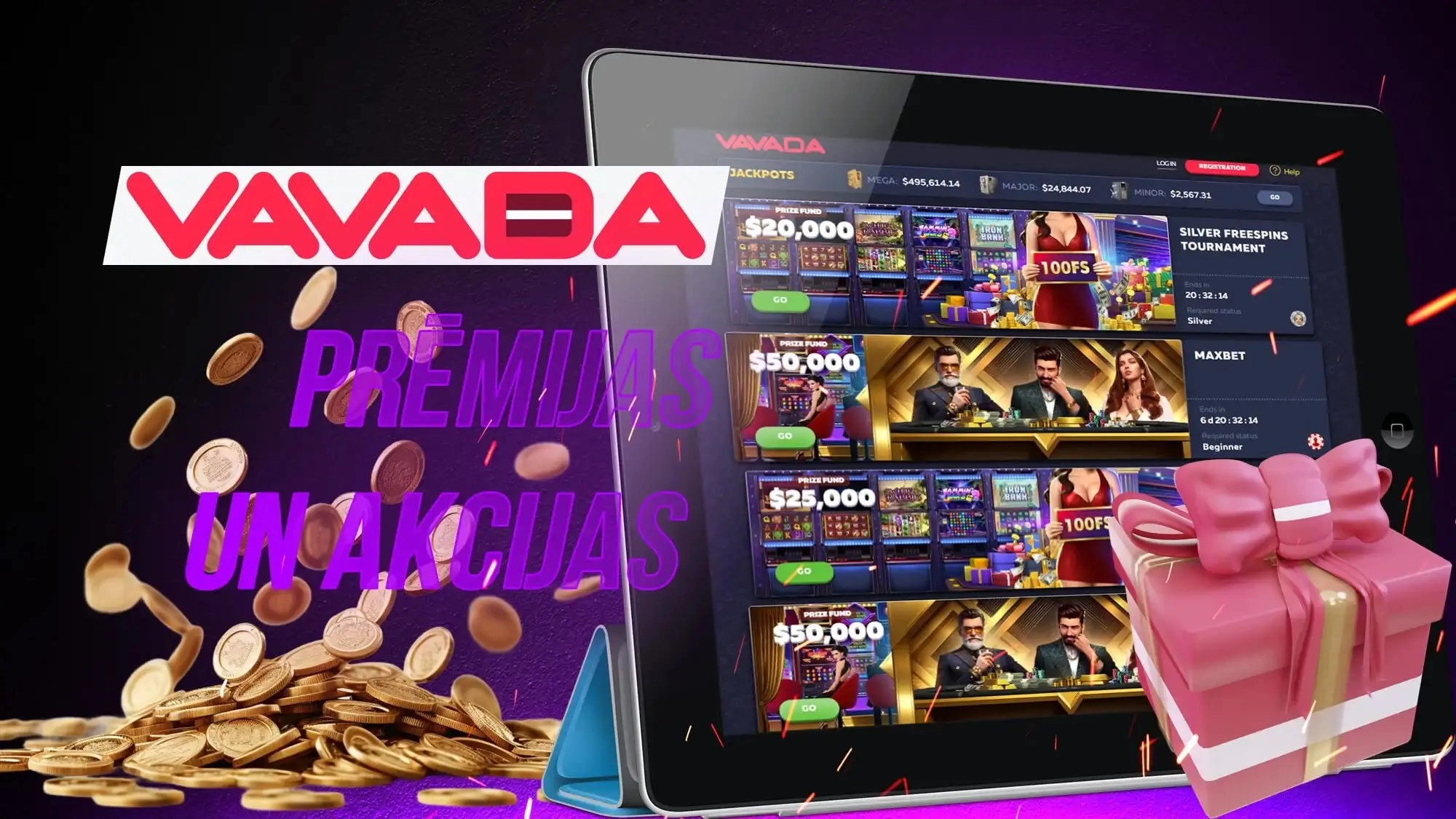 Bonusi un akcijas Vavada Casino