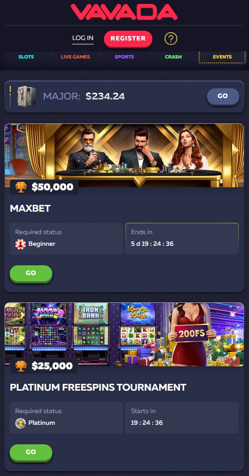 ienesīgas prēmijas Vavada Casino